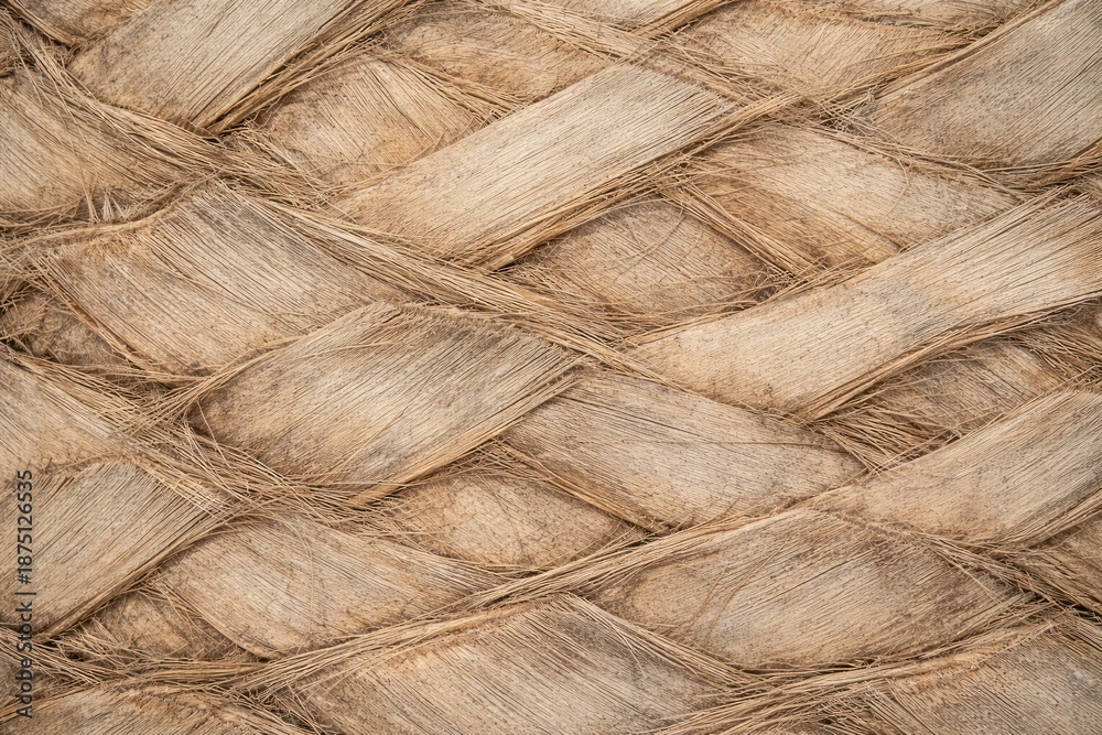 Fototapeta premium Natural woven texture pattern