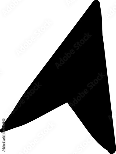 Hand pointer, mouse pointer, arrow hand drown doodle sketch click here action