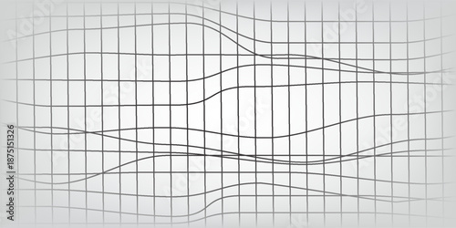 Fishing or soccer net. Repeated hexagon pattern. Black wired mesh texture isolated on white background. Metallic or fabric fence, cage or lattice structure. Vector graphic Illustration