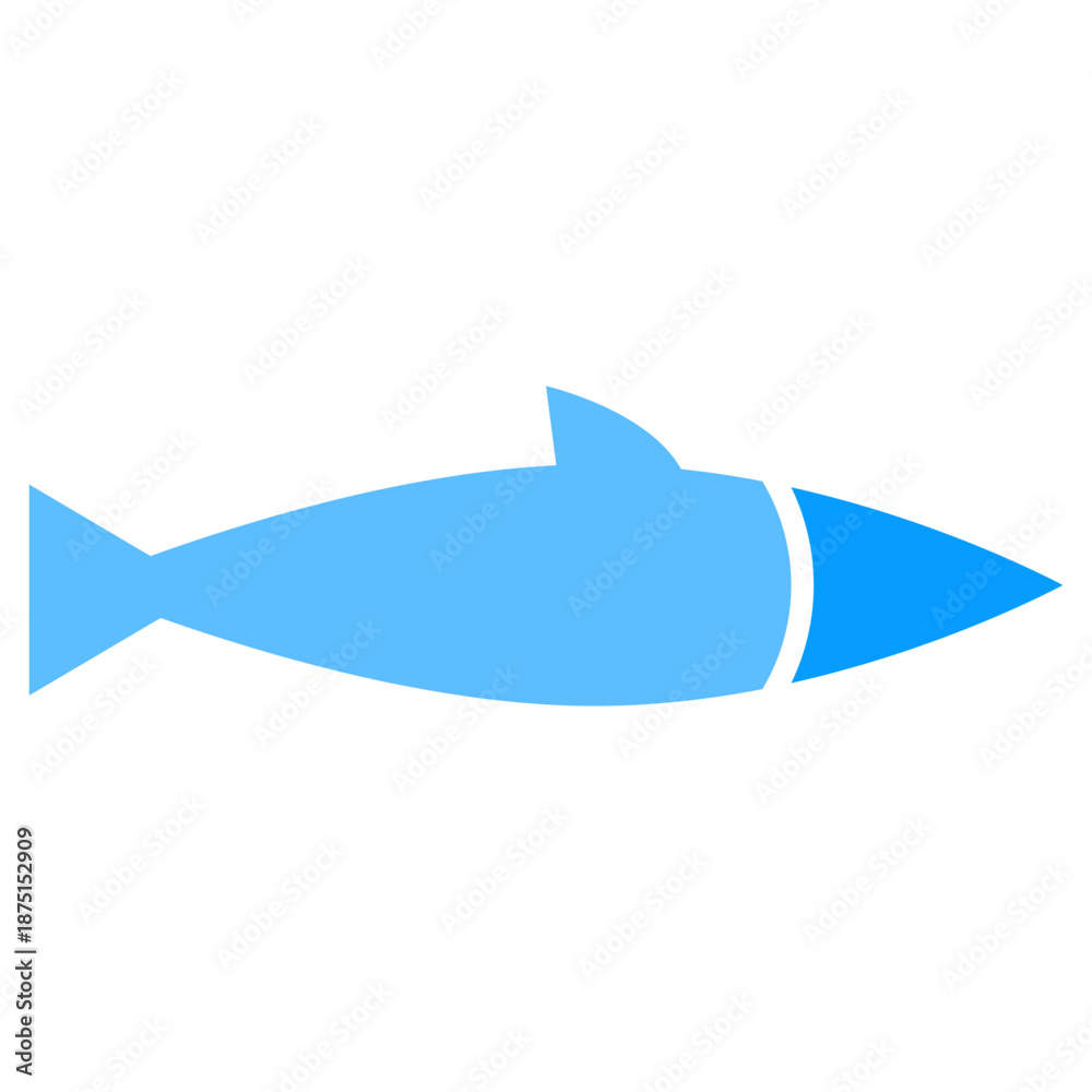 Fototapeta premium fish shape bullet point