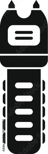 Stun gun icon, a compact device used for self defense and personal protection