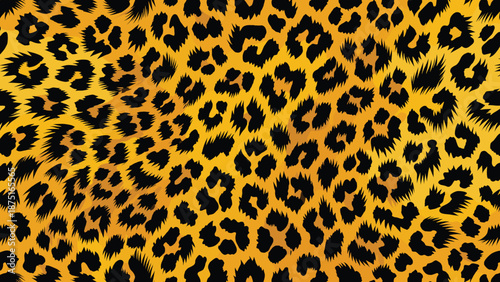 Abstract african leopard pattern print on animal fur skin texture background