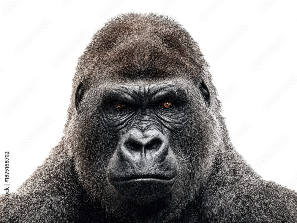 Obraz premium Powerful Gorilla Portrait