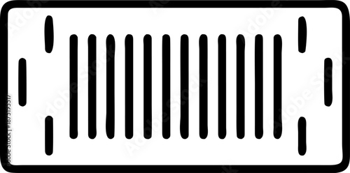 set of black and white barcode