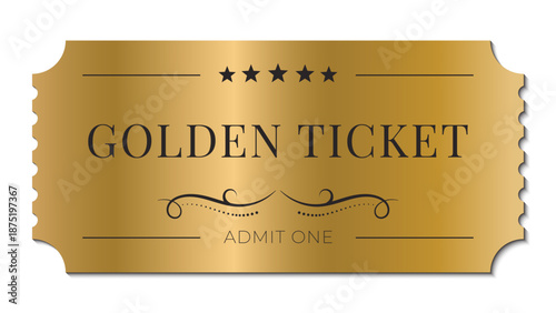 golden ticket template