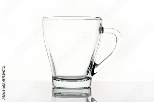 Glass cup closeup