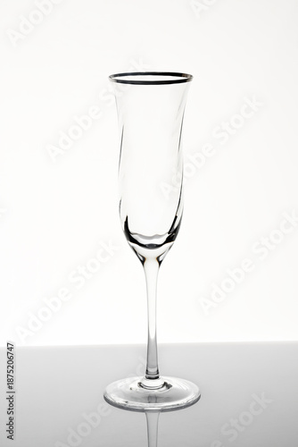 Elegant wineglass closeup