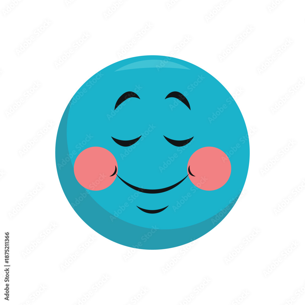 Fototapeta premium Blue Monday Emoji