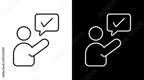 Truth White Icon Set Design