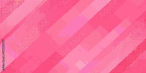 a pink background with many pink lines and rectangles