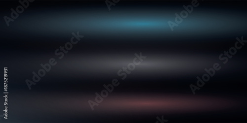 Modern dark geometric background with blue and red crossing light streaks. Elegant dark metal texture for professional corporate branding and digital art