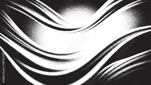 Abstract Swirling Lines with Grainy Texture.