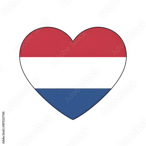 Netherlands flag heart symbol love patriotism Free Download Netherlands flag heart symbol love patriotism - GFXLoad