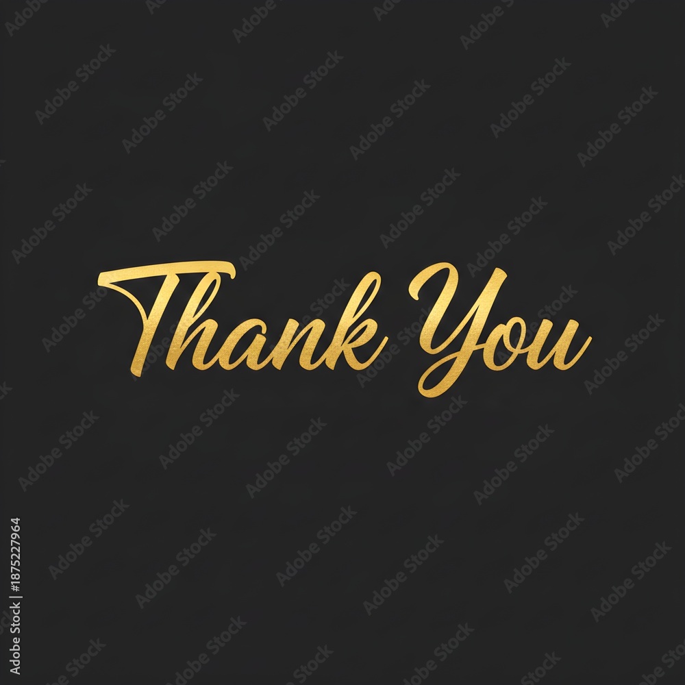 Fototapeta premium Playful Cute Thank You Typography with Pastel Colors