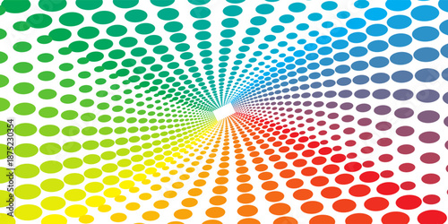 halftone swirl design