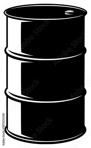 a black and white picture of a barrel of oil, barrel, black, drawing, icon, illustration, oil, picture, against transparent background