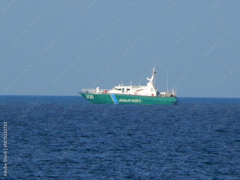 Fototapeta premium Border patrol boat.