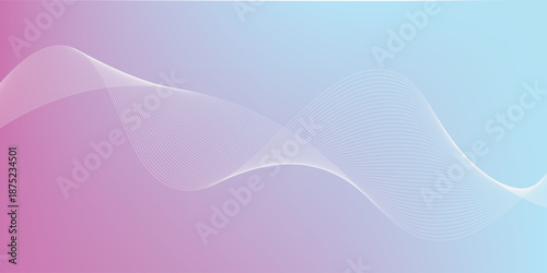 Banner background,colorful,blue nad pink gradations.wave line abstract. Modern background.Vector ,eps 10
