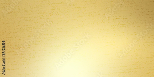 Gold brass texture gritty gradient. Luxurious warm foil background with smooth gradation texture, for elegant design project and premium golden surface application. Vector metal satin bg.