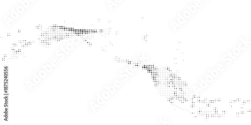 Triangles Halftone Pattern Vector Abstract Geometric Technology Background. Triangular Half Tone Texture. Minimal Style Dynamic Tech Wallpaper