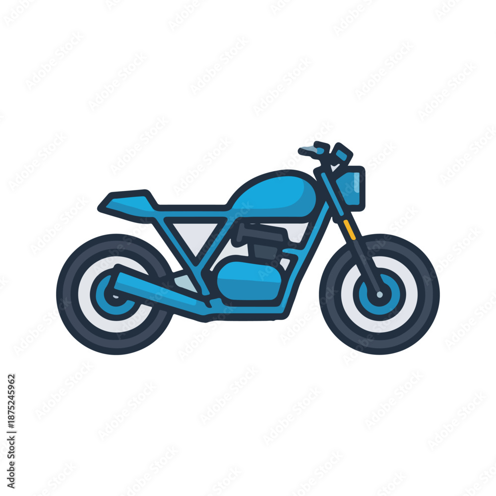 Fototapeta premium motorcycle vector illustration