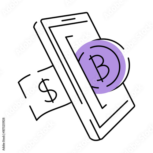 A doodle style illustration showing token exchange