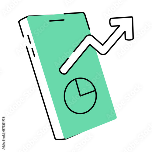 A hand drawn style illustration showing kpi