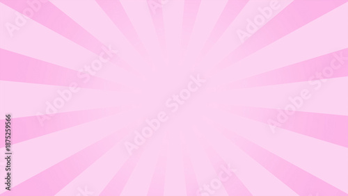 pink background with rays