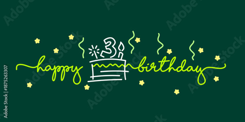 birthday card invitation 