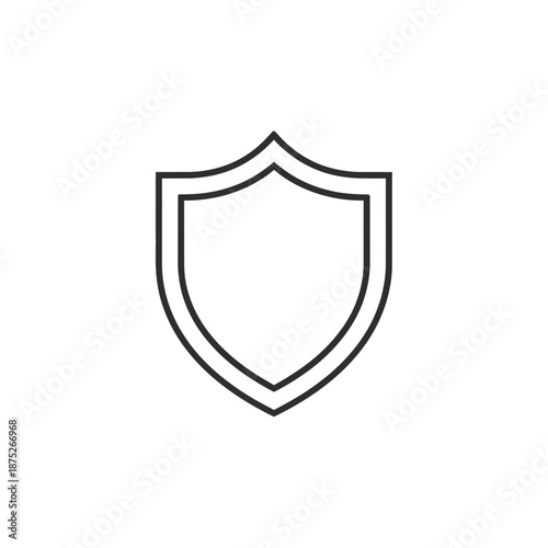 Free Download Minimalist Shield Icon Design for Security or Protection Concepts - GFXLoad