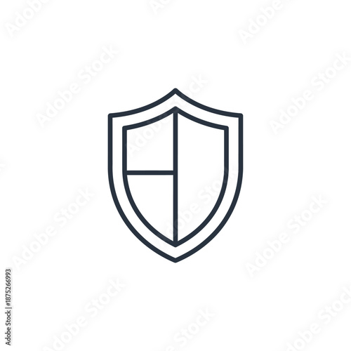 Free Download Minimalist Shield Icon for Security and Protection Concept in Digital Design - GFXLoad