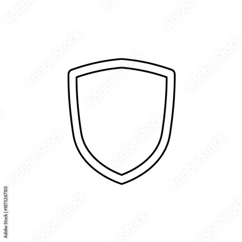 Free Download Minimalist Shield Icon for Security and Protection Concepts - GFXLoad