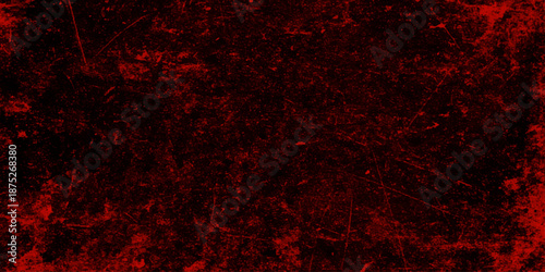 Foto Red grunge textured vintage background, Old vintage retro red background texture