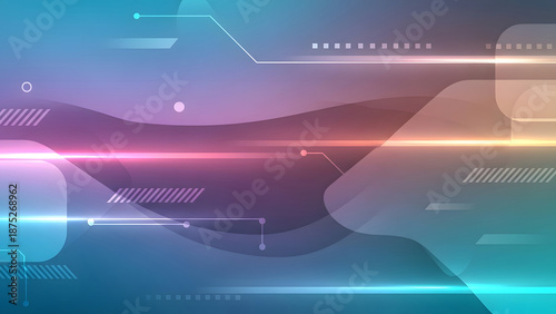 Dynamic Digital Flow Background, Abstract Background.