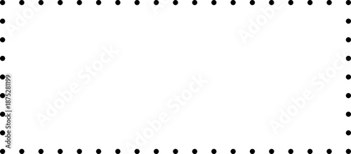 Dotted rectangle Line Frame