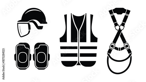 Safety gear for construction and industrial work