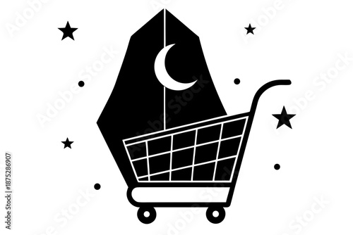 Halal Online Shopping Concept