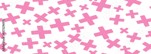 smooth hipster x symbol design random black cross shapes