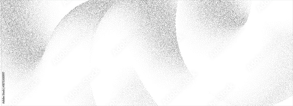 Naklejka premium stippled wavy sand grain texture dotted curved wave