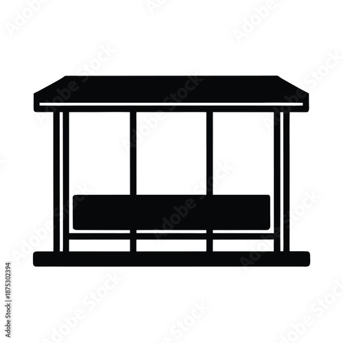 Public Bus Stop Icon