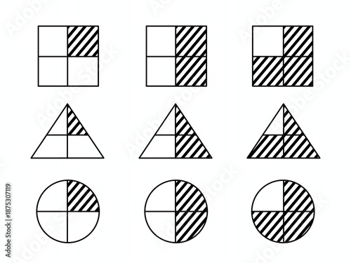 Tableau sur toile A minimalist geometric vector illustration