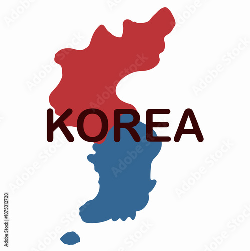  korea,map 