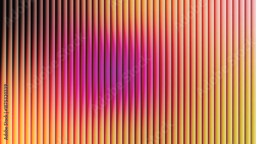 Vibrant gradient background with vertical lines in shades of pink orange and yellow hues