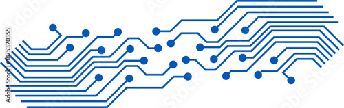 Artificial Intelligence and Circuit Icon. AI Brain, Microchip, Digital Technology Symbols. Cognitive augmentation brain icon with human and circuit hemispheres.