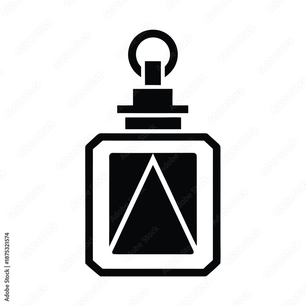 Fototapeta premium Refillable Perfume Bottle Icon
