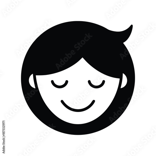 Relaxed Smile Face Icon