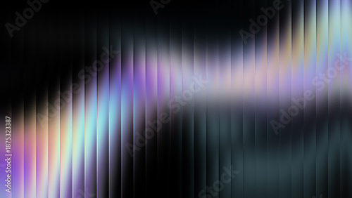 An abstract visualization of light trails against a dark background, capturing a dynamic and colorful spectacle from a close-up viewpoint.