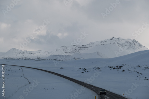 Winter driving in Iceland