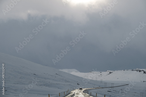 Winter driving in Iceland