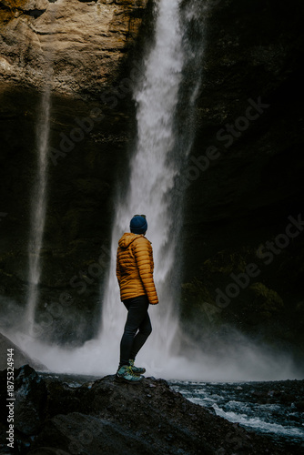Iceland waterfall